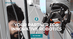 Desktop Screenshot of beta-robots.com